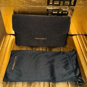 DOLCE & GABBANA SUNGLASSES CASE WITH SUNGLASS DUST BAG